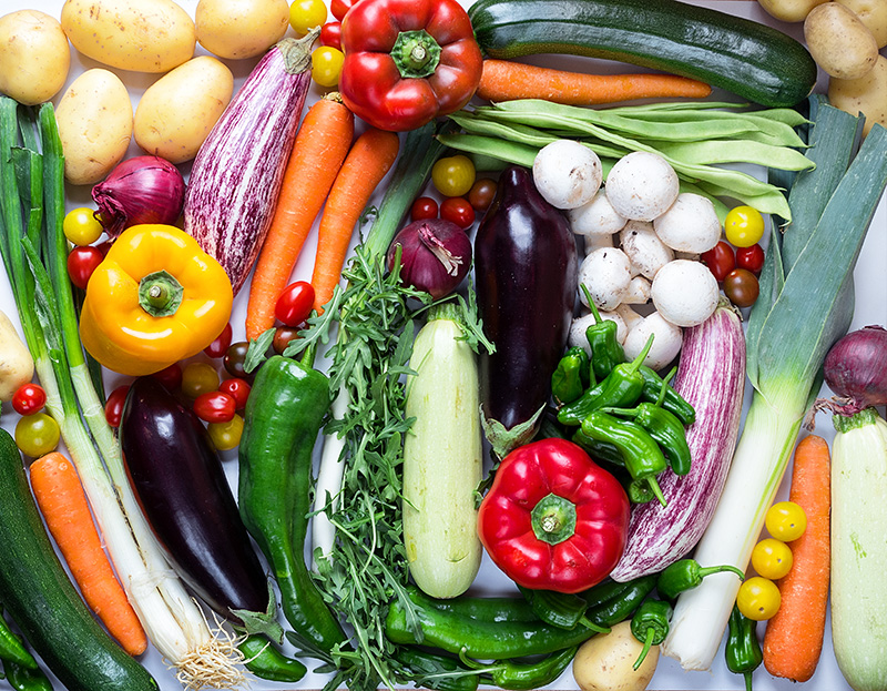 Verduras, hortalizas y setas